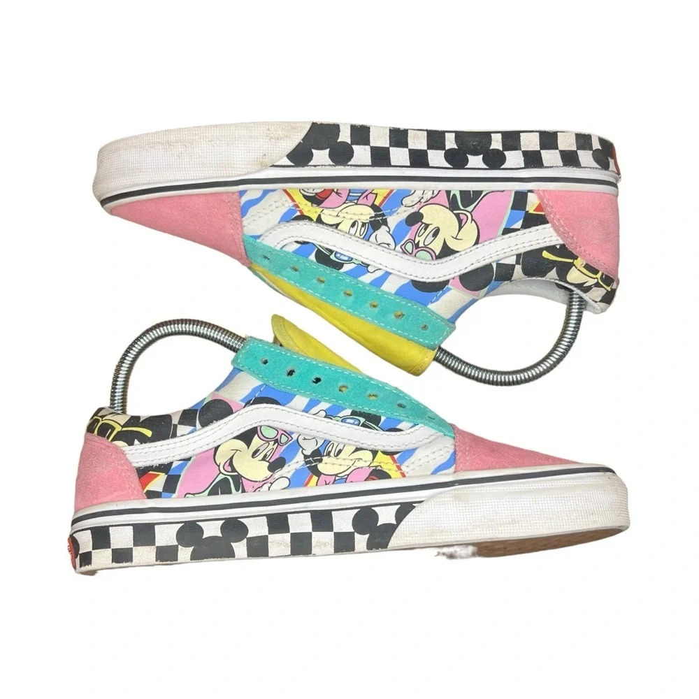 Vans Disney x Old Skool '80s Mickey' Low Top Skate Shoes Men's 6.0 / Women's 7.5 - Picture 4 of 10
